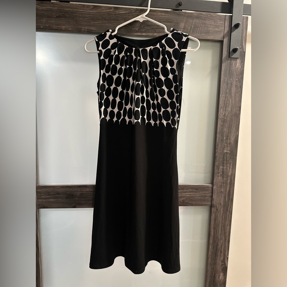 Teeze Me Monochrome Patterned Dress
